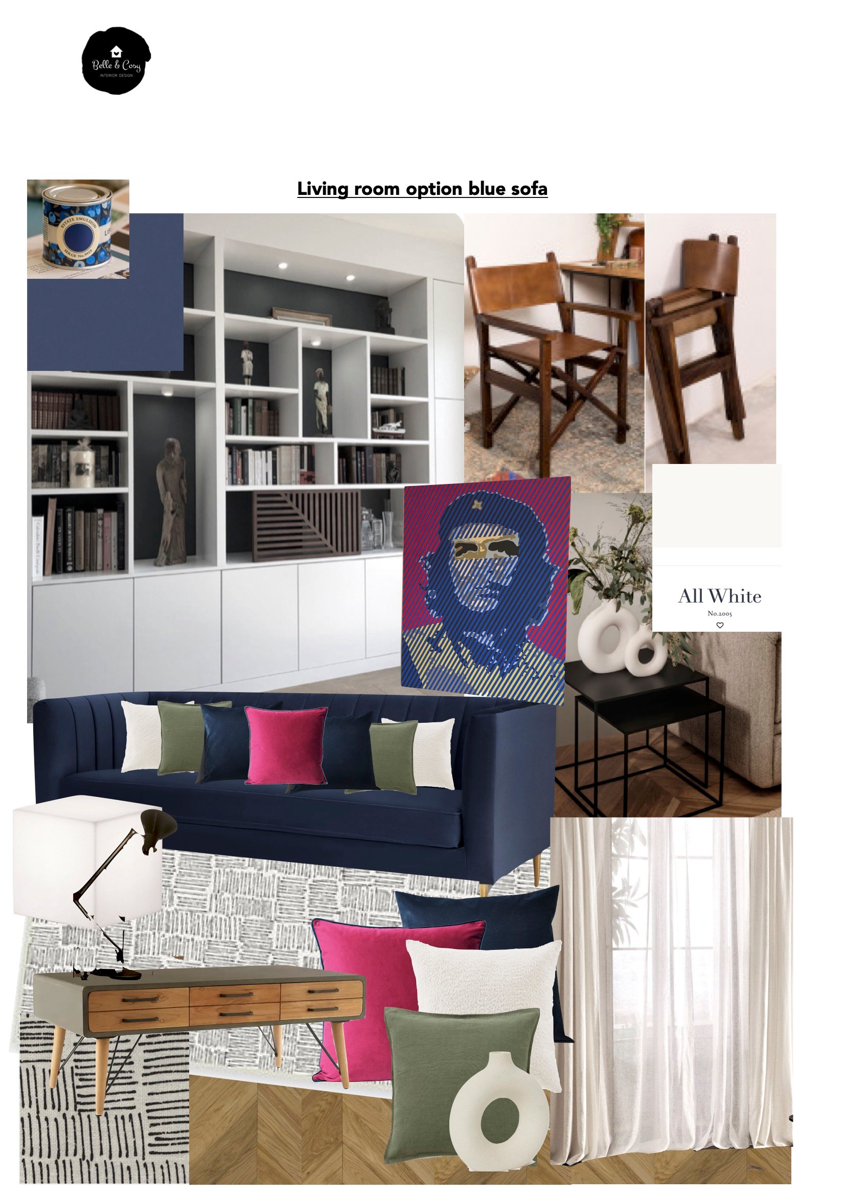 Belle & Cosy Interior Design Fulham project moodboard 2