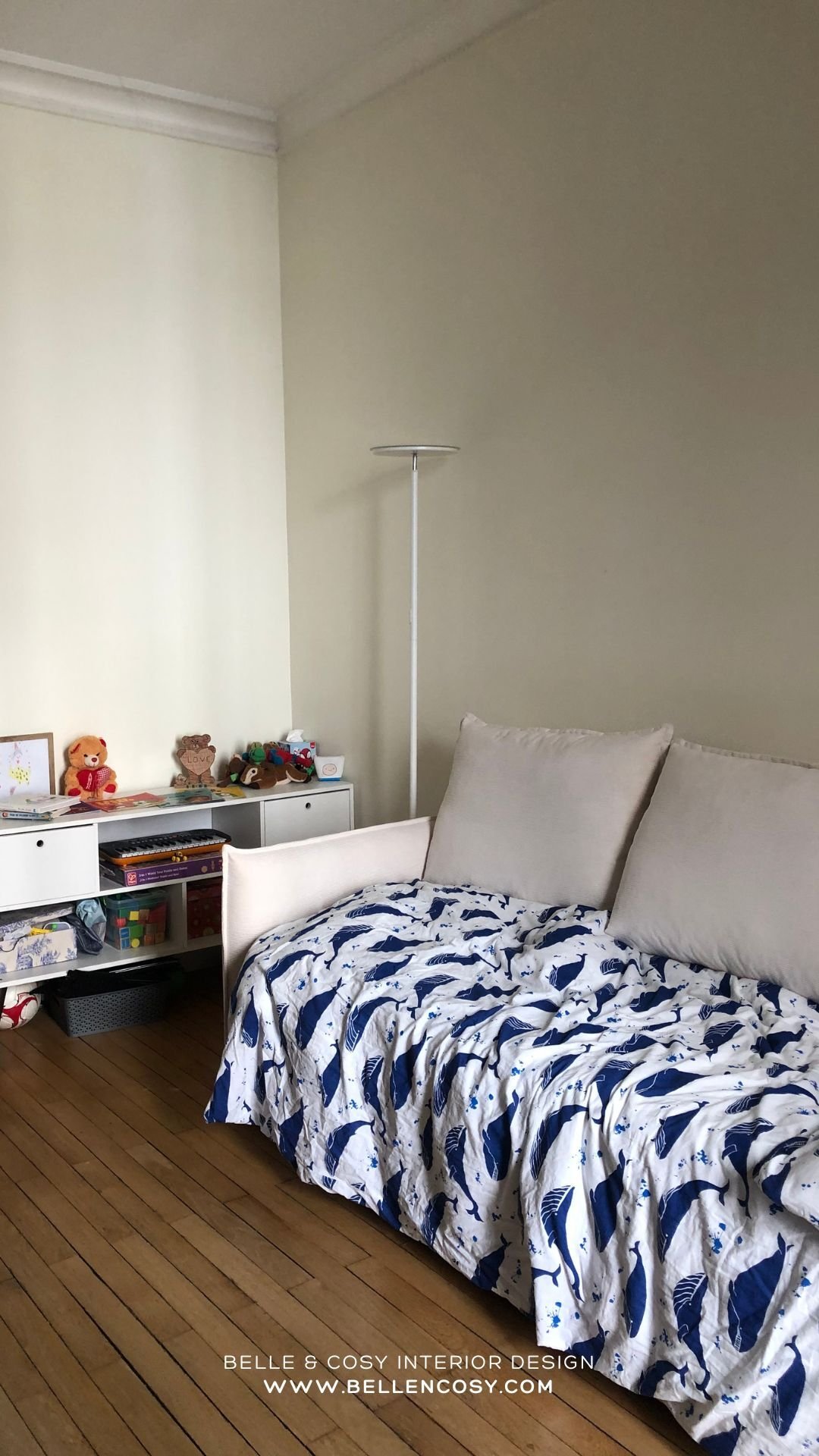 Belle & Cosy Interior Design Paris project boys bedroom before 2