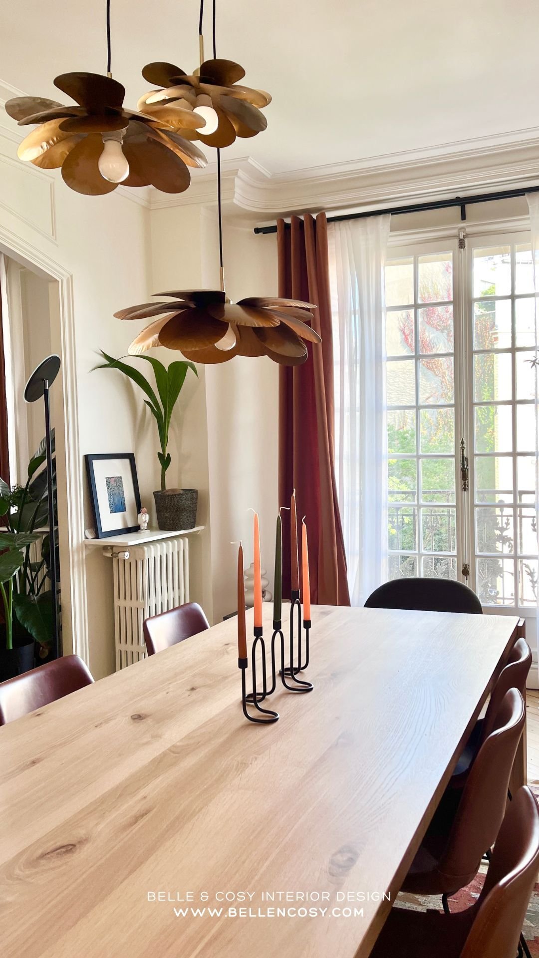 Belle & Cosy Interior Design Paris project dining after