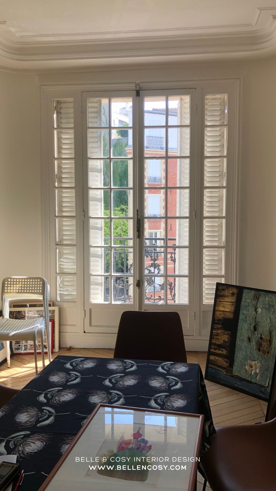 Belle & Cosy Interior Design Paris project dining before
