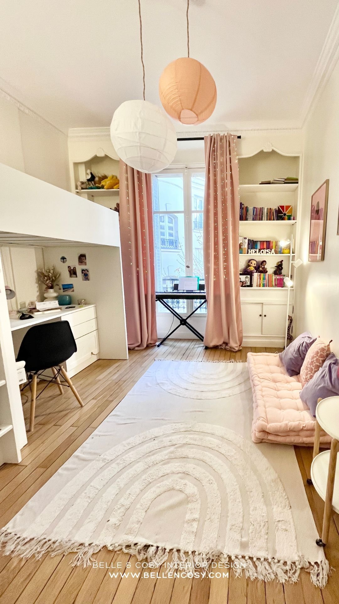 Belle & Cosy Interior Design Paris project girls bedroom after 3
