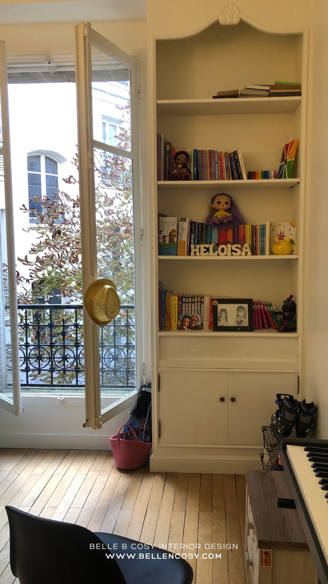 Belle & Cosy Interior Design Paris project girls bedroom before