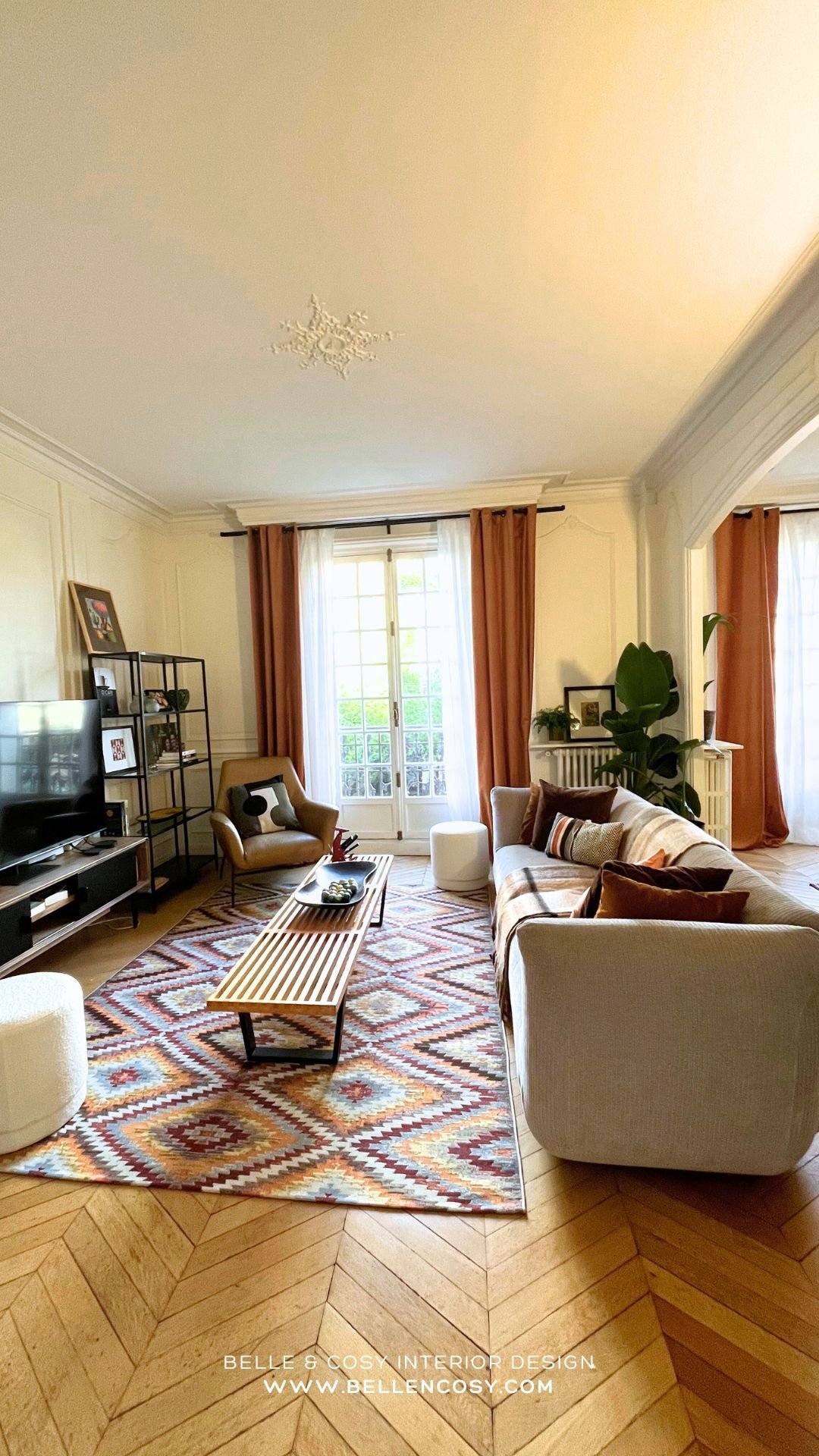 Belle & Cosy Interior Design Paris project living after 10