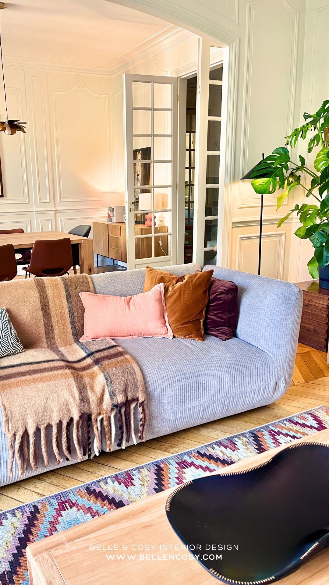 Belle & Cosy Interior Design Paris project living after 2
