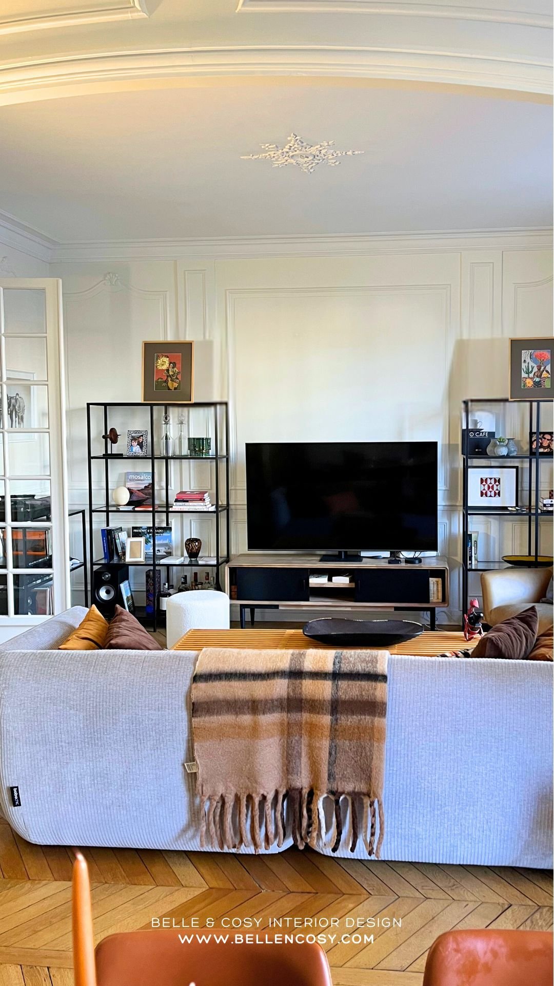 Belle & Cosy Interior Design Paris project living after 6