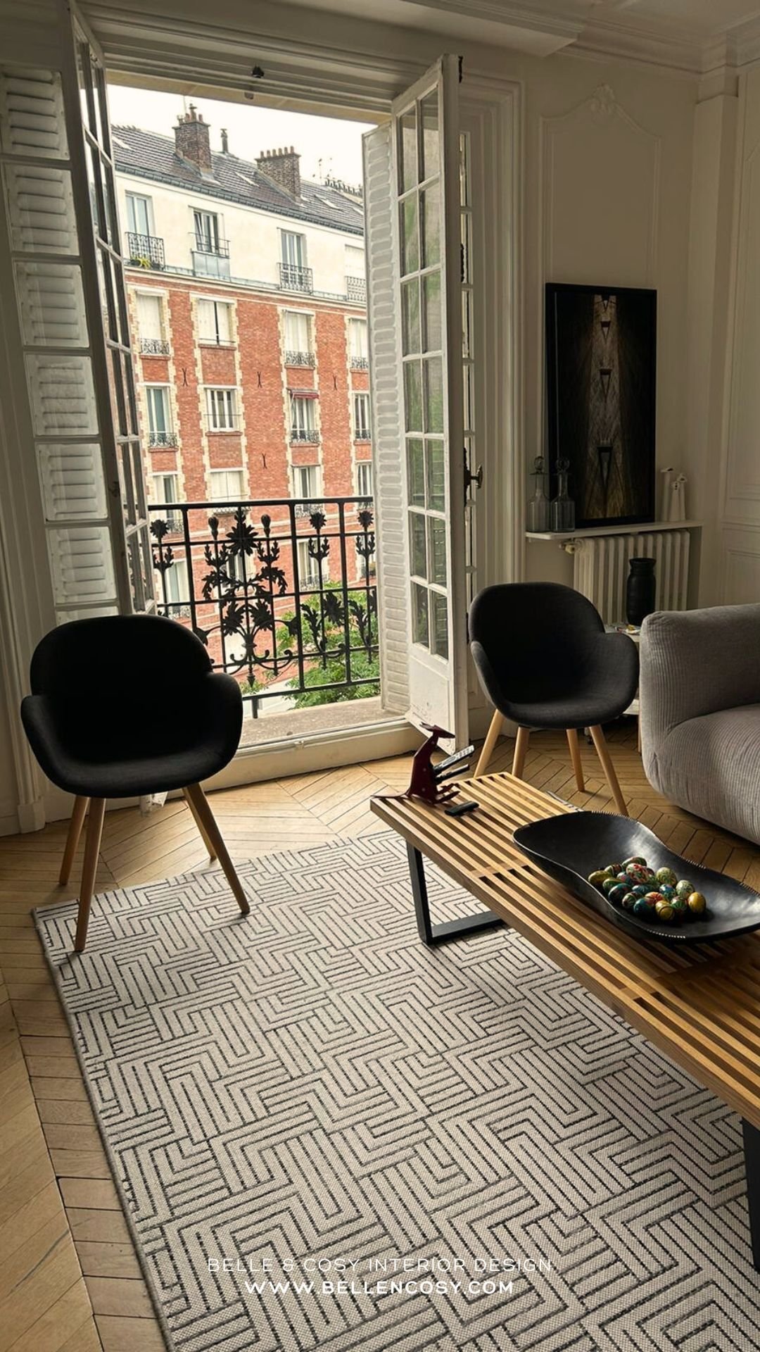 Belle & Cosy Interior Design Paris project living before 4
