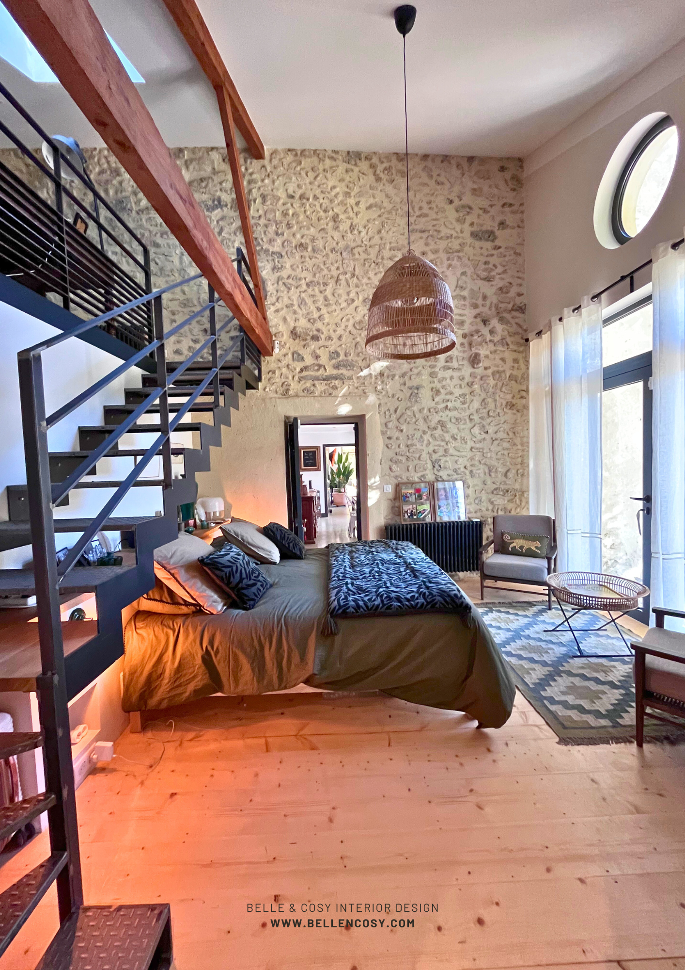 Belle & Cosy Interior Design Provence project bedroom after