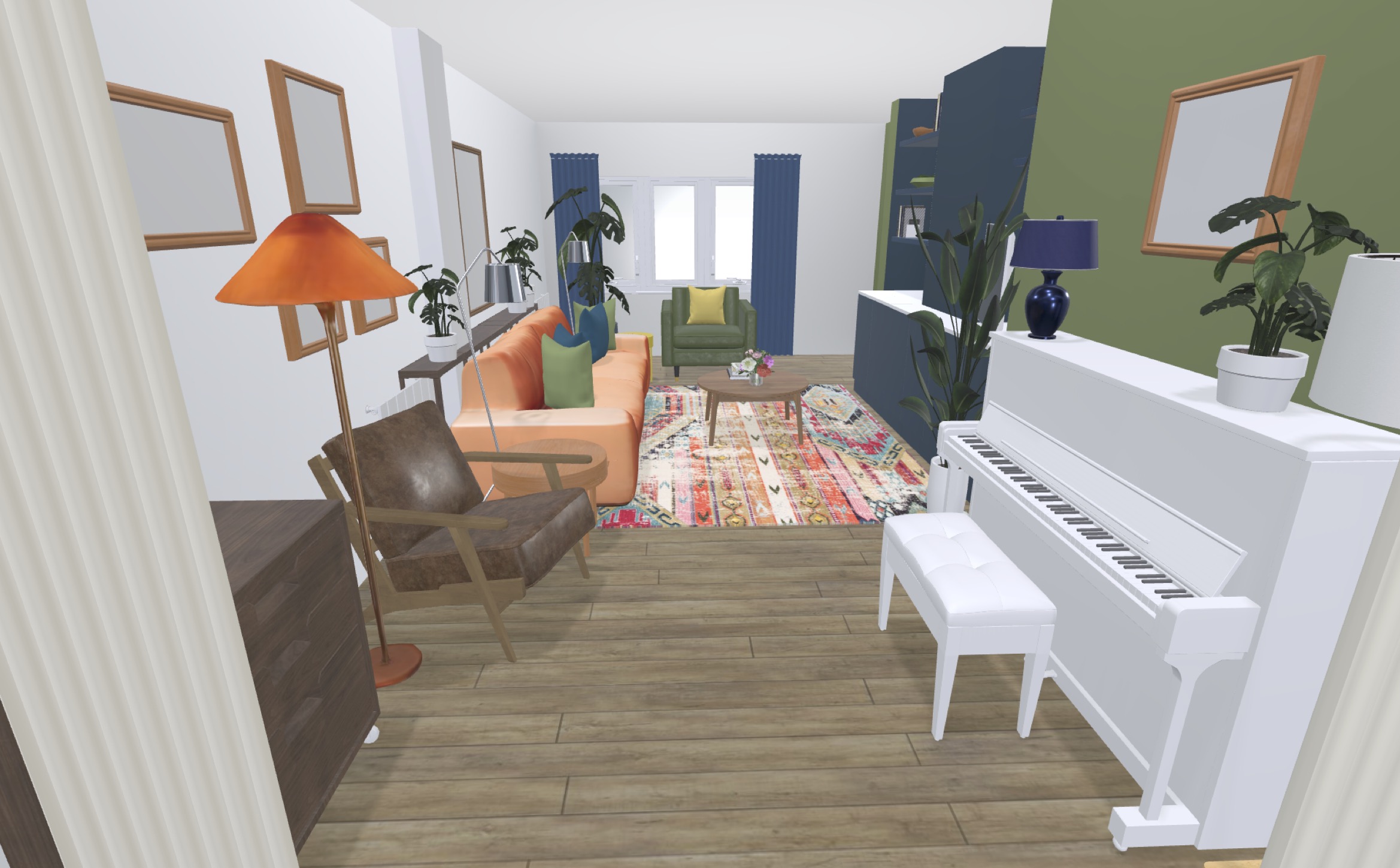 Belle & Cosy Sitting room view example