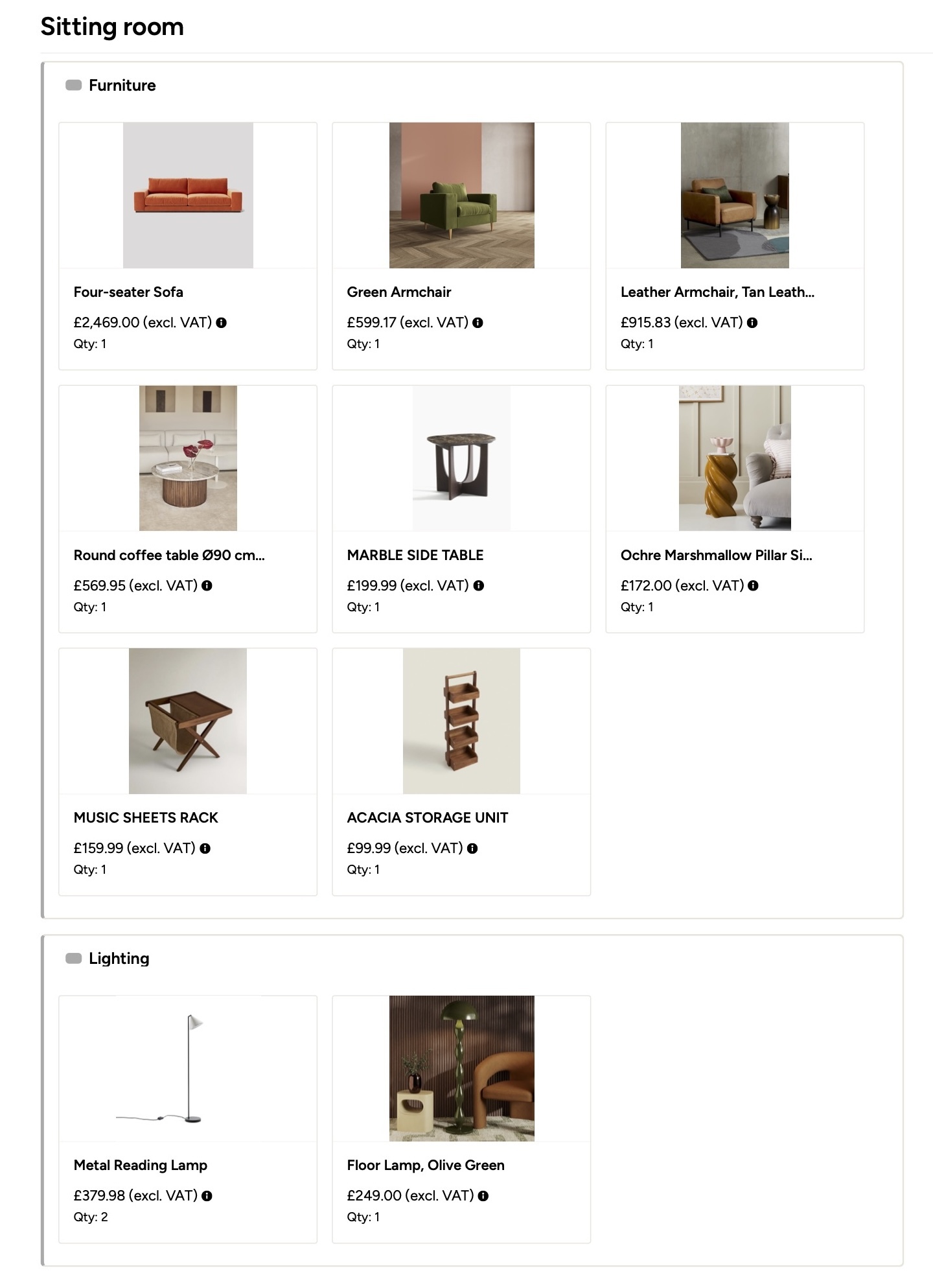 Sourcing & Procurement Belle & Cosy Interior Design